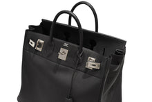 Load image into Gallery viewer, 新品同様 HERMES エルメス Haut a Courroies オータクロア40 ハンドバッグ トゴ ブラック シルバー金具 Z刻印 中古 4b012227