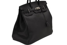 Load image into Gallery viewer, 新品同様 HERMES エルメス Haut a Courroies オータクロア40 ハンドバッグ トゴ ブラック シルバー金具 Z刻印 中古 4b012227