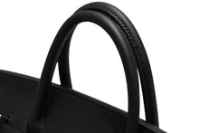 Load image into Gallery viewer, 新品同様 HERMES エルメス Haut a Courroies オータクロア40 ハンドバッグ トゴ ブラック シルバー金具 Z刻印 中古 4b012227