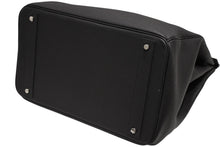Load image into Gallery viewer, 新品同様 HERMES エルメス Haut a Courroies オータクロア40 ハンドバッグ トゴ ブラック シルバー金具 Z刻印 中古 4b012227