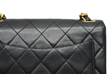 Load image into Gallery viewer, CHANEL シャネル ミニマトラッセ Sフラップ Sチェーンショルダーバッグ 1番台 ココマーク ラムスキン ブラック ゴールド金具 美品 中古 4b012228