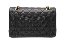 Load image into Gallery viewer, 新品同様 CHANEL シャネル マトラッセ23 Wフラップ Wチェーンショルダーバッグ ランダム番台 ココマーク ラムスキン ブラック 中古 4b012229