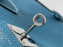 画像をギャラリービューアに読み込む, 極美品 HERMES エルメス BIRKIN バーキン35 ブルージーン シルバー金具 トゴ ハンドバッグ □G刻印 中古 4b012225