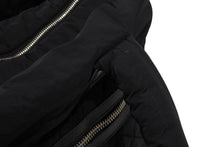 Load image into Gallery viewer, CHANEL シャネル コココクーン MM トートバッグ A48611 13番台 ココマーク ナイロン レザー ブラック シルバー金具 美品 中古 4b012248