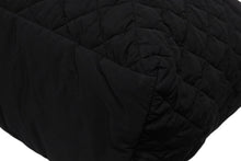 Load image into Gallery viewer, CHANEL シャネル コココクーン MM トートバッグ A48611 13番台 ココマーク ナイロン レザー ブラック シルバー金具 美品 中古 4b012248