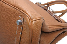 Load image into Gallery viewer, 極美品 HERMES エルメス バーキン30 ハンドバッグ トゴ ゴールド シルバー金具 ☐K刻印 中古 4b012252