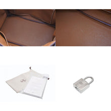 Load image into Gallery viewer, 極美品 HERMES エルメス バーキン30 ハンドバッグ トゴ ゴールド シルバー金具 ☐K刻印 中古 4b012252