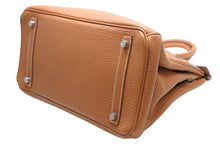 Load image into Gallery viewer, 極美品 HERMES エルメス バーキン30 ハンドバッグ トゴ ゴールド シルバー金具 ☐K刻印 中古 4b012252