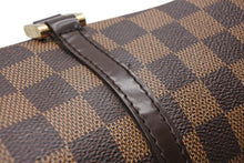 Load image into Gallery viewer, LOUIS VUITTON ルイヴィトン ダミエ エベヌ パピヨンPM ハンドバッグ N51304 筒型 ドラム型 ブラウン ゴールド金具 美品 中古 4b009213
