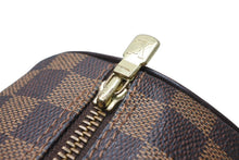 Load image into Gallery viewer, LOUIS VUITTON ルイヴィトン ダミエ エベヌ パピヨンPM ハンドバッグ N51304 筒型 ドラム型 ブラウン ゴールド金具 美品 中古 4b009213