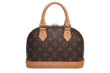 Load image into Gallery viewer, LOUIS VUITTON ルイヴィトン モノグラム アルマBB ハンドバッグ M53152 ショルダー 2WAY PVC ゴールド金具 美品 中古 4b012462