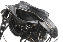 Load image into Gallery viewer, 極美品 BALENCIAGA バレンシアガ ショルダーバッグ NEO CAGOLE XS ネオカゴール XS 650987 ラムスキン ブラック シルバー金具 中古 4b012465