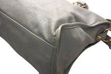 Load image into Gallery viewer, BALENCIAGA バレンシアガ クラシック シティ ハンドバッグ 2WAY 535269 レザー グレー ゴールド金具 美品 中古 4b012459