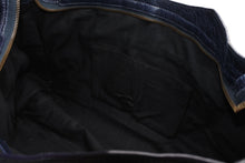 Load image into Gallery viewer, BALENCIAGA バレンシアガ クラシック シティ ハンドバッグ 2WAY 002123 レザー ネイビー レッド アンティークブラック金具 美品 中古 4b012489