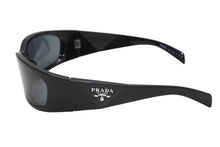 Load image into Gallery viewer, PRADA プラダ SYMBOL SUNGLASSES シンボル サングラス アイウェア SPRA19 1AB-5S0 サイズ60□18 120 ブラック 美品 中古 4b012387