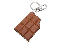 Load image into Gallery viewer, 新品同様 LOUIS VUITTON ルイヴィトン バッグチャーム LV チョコレートバー M01478 モノグラムキャンバス ブラウン シルバー金具 中古 4b011775