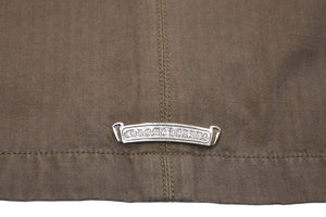 極美品 CHROME HEARTS クロムハーツ CHERRY BOMB チェリーボム ミリタリージャケット サイズXXL クロスボールボタン シルバー925 中古 4b012268