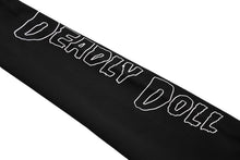 Load image into Gallery viewer, 新品未使用 CHROME HEARTS DEADLY DOLL クロムハーツ ジップアップフーディー パーカー サイズXXL ホースシュー ブラックピンク 中古 4b012269