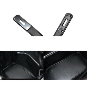 極美品 超希少 HERMES エルメス バーキン35 ハンドバッグ ソーブラック □O 中古 4b012277
