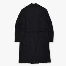 画像をギャラリービューアに読み込む, CELINE セリーヌ コート トレンチコート ブラック ウール サイズ50 美品 中古 4b012285