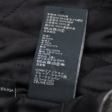 Load image into Gallery viewer, 新品同様品 CELINE セリーヌ ジャケット デニムジャケット ゼブラ ブラック サイズL コットン ウール 中古 4b012286