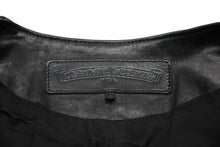 Load image into Gallery viewer, CHROME HEARTS クロムハーツ シングルライダースジャケット ダガージップ スクロールラベル ブラック Sサイズ 美品 中古 4b012295