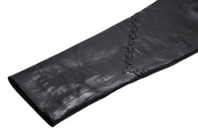 Load image into Gallery viewer, CHROME HEARTS クロムハーツ シングルライダースジャケット ダガージップ スクロールラベル ブラック Sサイズ 美品 中古 4b012295