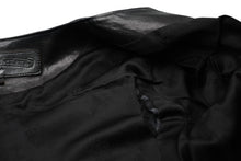 Load image into Gallery viewer, CHROME HEARTS クロムハーツ シングルライダースジャケット ダガージップ スクロールラベル ブラック Sサイズ 美品 中古 4b012295