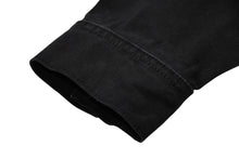 画像をギャラリービューアに読み込む, CHROME HEARTS クロムハーツ WORK DOG ワークドッグ クロスボール デニム ジャケット ブラック 黒 サイズXL 美品 中古 4b011156