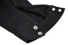 画像をギャラリービューアに読み込む, CHROME HEARTS クロムハーツ WORK DOG ワークドッグ クロスボール デニム ジャケット ブラック 黒 サイズXL 美品 中古 4b011156