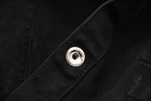 画像をギャラリービューアに読み込む, CHROME HEARTS クロムハーツ WORK DOG ワークドッグ クロスボール デニム ジャケット ブラック 黒 サイズXL 美品 中古 4b011156