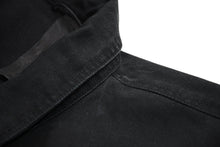 画像をギャラリービューアに読み込む, CHROME HEARTS クロムハーツ WORK DOG ワークドッグ クロスボール デニム ジャケット ブラック 黒 サイズXL 美品 中古 4b011156