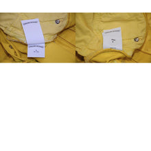 Load image into Gallery viewer, 新品未使用 デニムパンツ U VNTG JEAN BK 501 RED TAB セメタリークロスパッチ イエロー コットン レザー サイズ38 中古 4b012298