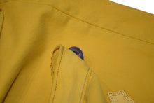 Load image into Gallery viewer, 新品未使用 デニムパンツ U VNTG JEAN BK 501 RED TAB セメタリークロスパッチ イエロー コットン レザー サイズ38 中古 4b012298