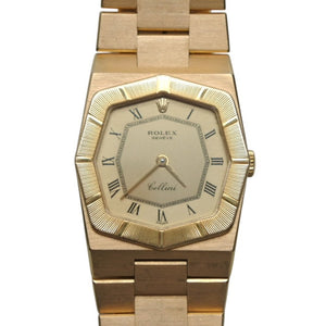 ROLEX ロレックス 時計 チェリーニ 4350/8 メンズ K18YG 無垢 手巻 シャンパン文字盤 K18YG 美品 中古 4b012299