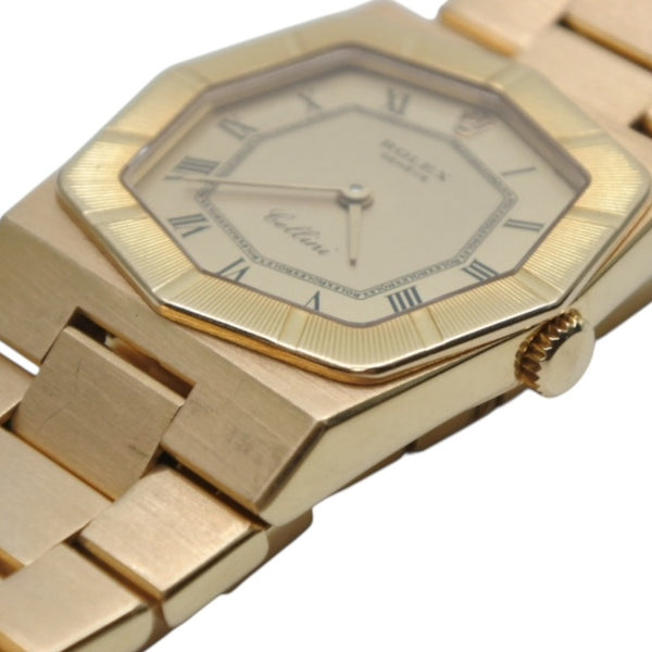 ROLEX ロレックス 時計 チェリーニ 4350/8 メンズ K18YG 無垢 手巻 シャンパン文字盤 K18YG 美品 中古 4b012299