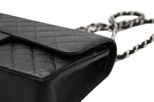 Load image into Gallery viewer, CHANEL シャネル マトラッセ25 Wフラップ Wチェーンショルダーバッグ 6番台 ココマーク キャビアスキン ブラック 美品 中古 4b012302