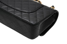Load image into Gallery viewer, 極美品 CHANEL シャネル マトラッセ25 Wフラップ Wチェーンショルダーバッグ ランダム番台 ココマーク キャビアスキン ブラック 中古 4b012306