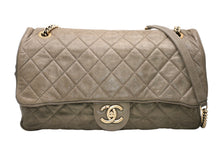 Load image into Gallery viewer, 極美品 CHANEL シャネル Sフラップ Wチェーンショルダーバッグ 17番台 ココマーク ヴィンテージレザー ブラウン グリッター 中古 4b012308