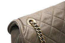 Load image into Gallery viewer, 極美品 CHANEL シャネル Sフラップ Wチェーンショルダーバッグ 17番台 ココマーク ヴィンテージレザー ブラウン グリッター 中古 4b012308
