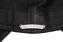 Load image into Gallery viewer, CHROME HEARTS クロムハーツ レザーベスト サイズM クロスボールボタン ブラック 美品 中古 4b012310