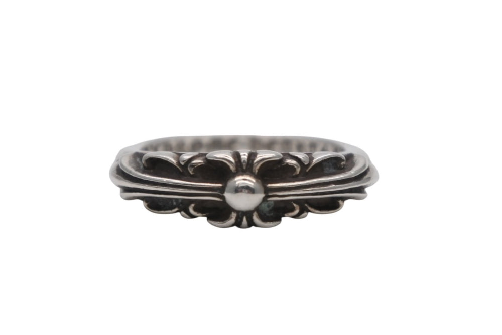 Very good condition CHROME HEARTS Baby Classic Floral Cross Ring Weight approx. 5.2g Size 12.5 Silver 925 Used 4b012318