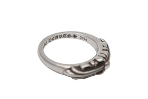極美品 CHROME HEARTS クロムハーツ ベイビークラシック フローラルクロスリング 指輪 重量約5.2g サイズ12.5号 シルバー925 中古 4b012318
