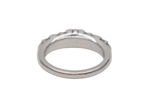 極美品 CHROME HEARTS クロムハーツ ベイビークラシック フローラルクロスリング 指輪 重量約5.2g サイズ12.5号 シルバー925 中古 4b012318