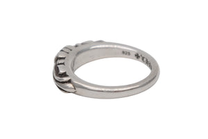 極美品 CHROME HEARTS クロムハーツ ベイビークラシック フローラルクロスリング 指輪 重量約5.2g サイズ12.5号 シルバー925 中古 4b012318