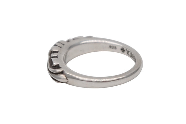 極美品 CHROME HEARTS クロムハーツ ベイビークラシック フローラルクロスリング 指輪 重量約5.2g サイズ12.5号 シルバー925 中古 4b012318