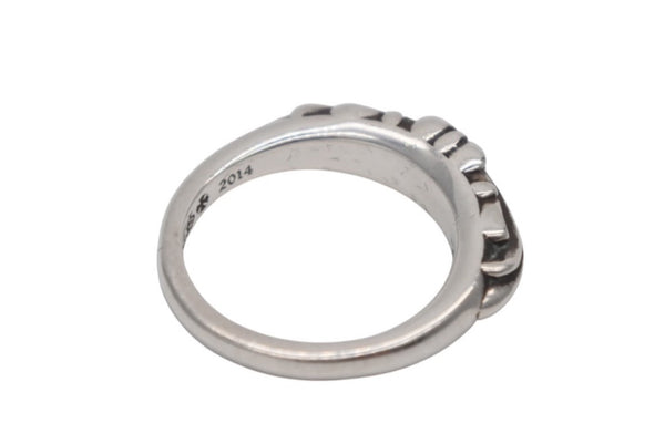 極美品 CHROME HEARTS クロムハーツ ベイビークラシック フローラルクロスリング 指輪 重量約5.2g サイズ12.5号 シルバー925 中古 4b012318