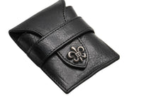 Load image into Gallery viewer, CHROME HEARTS クロムハーツ BSフレア コンドームケース レザー ブラック 美品 中古 4b012321