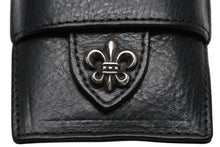 Load image into Gallery viewer, CHROME HEARTS クロムハーツ BSフレア コンドームケース レザー ブラック 美品 中古 4b012321