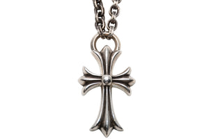 極美品 CHROME HEARTS クロムハーツ PPR CHN SML CH CRS ペーパーチェーン スモールCHクロス 重量約77.6g 中古 4b012322